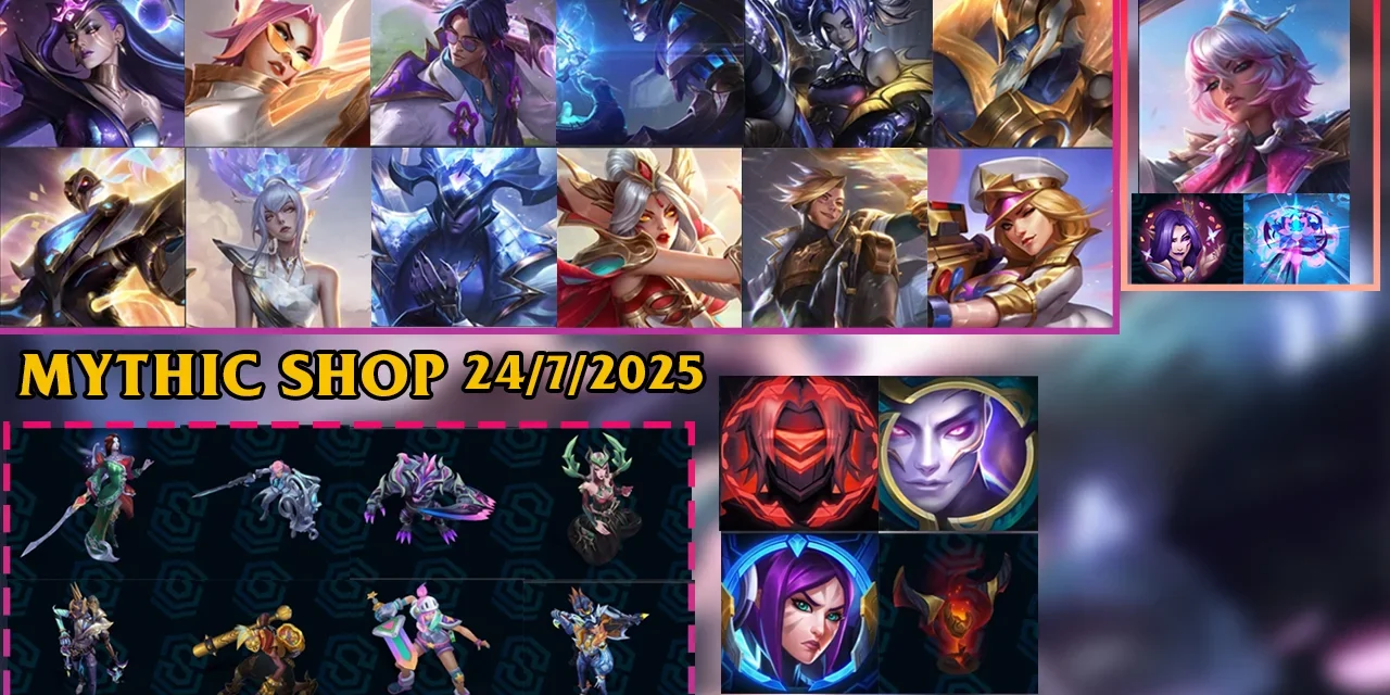 League of Legends Mythic Shop Rotation: All Skins, Chromas & Prestige Items (July–August 2025 Update) League of Legends Mythic Shop Rotation: All Skins, Chromas & Prestige Items (July–August 2025 Update)