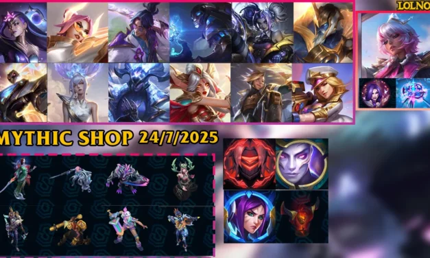 League of Legends Mythic Shop Rotation: All Skins, Chromas & Prestige Items (July–August 2025 Update)