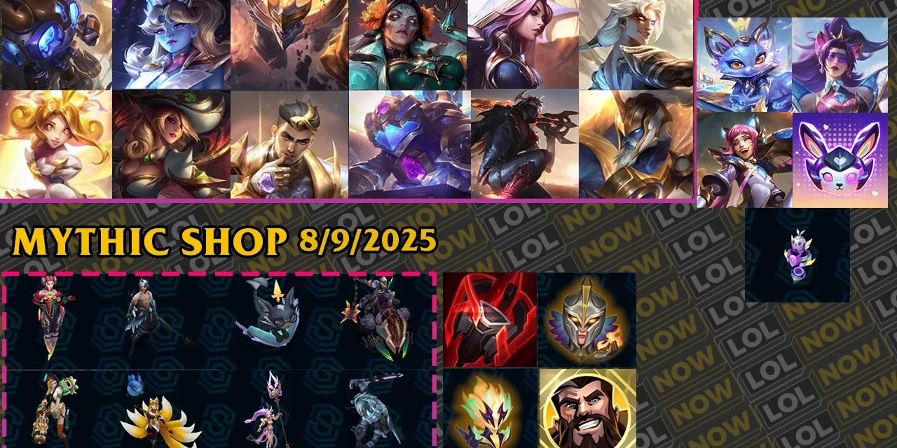 League of Legends Mythic Shop Rotation: All Prestige Skins, Emotes & Chromas Available This Week League of Legends Mythic Shop Rotation: All Prestige Skins, Emotes & Chromas Available This Week