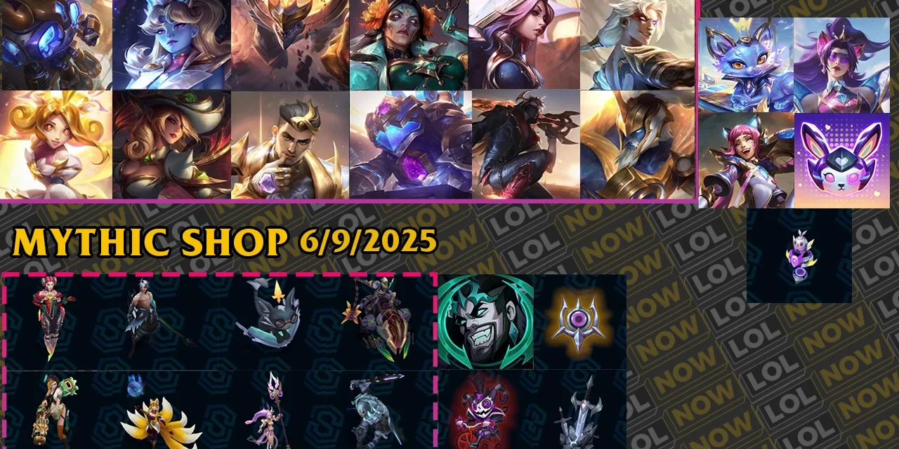 Latest LoL Mythic Shop Rotation: Rare Skins, Chromas & Emotes You Can Get Now